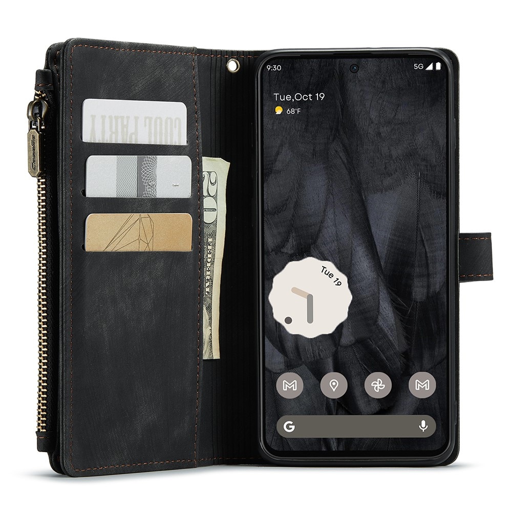 Cartera Zipper Google Pixel 8a Negro