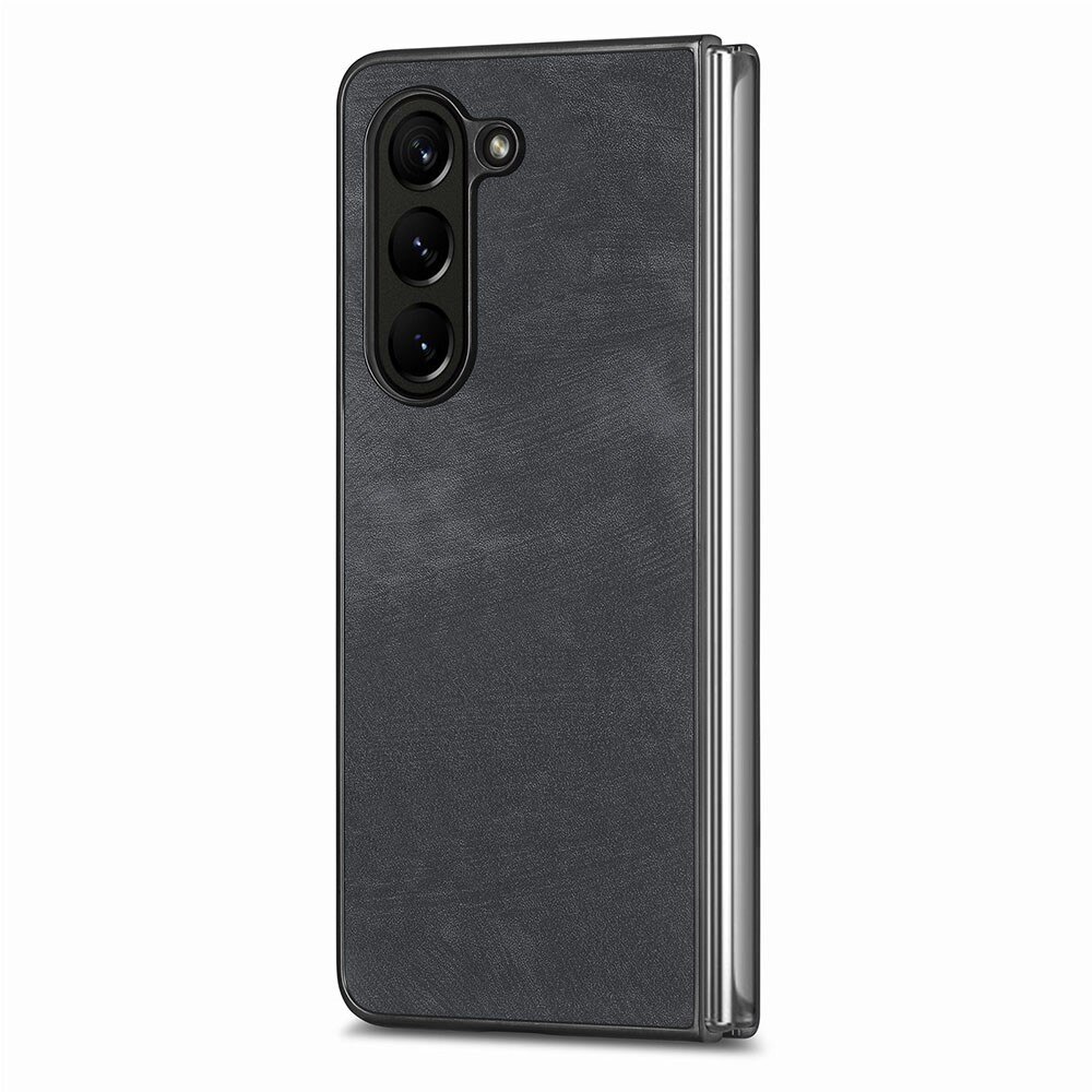 Funda de cuero Samsung Galaxy Z Fold 5 negro