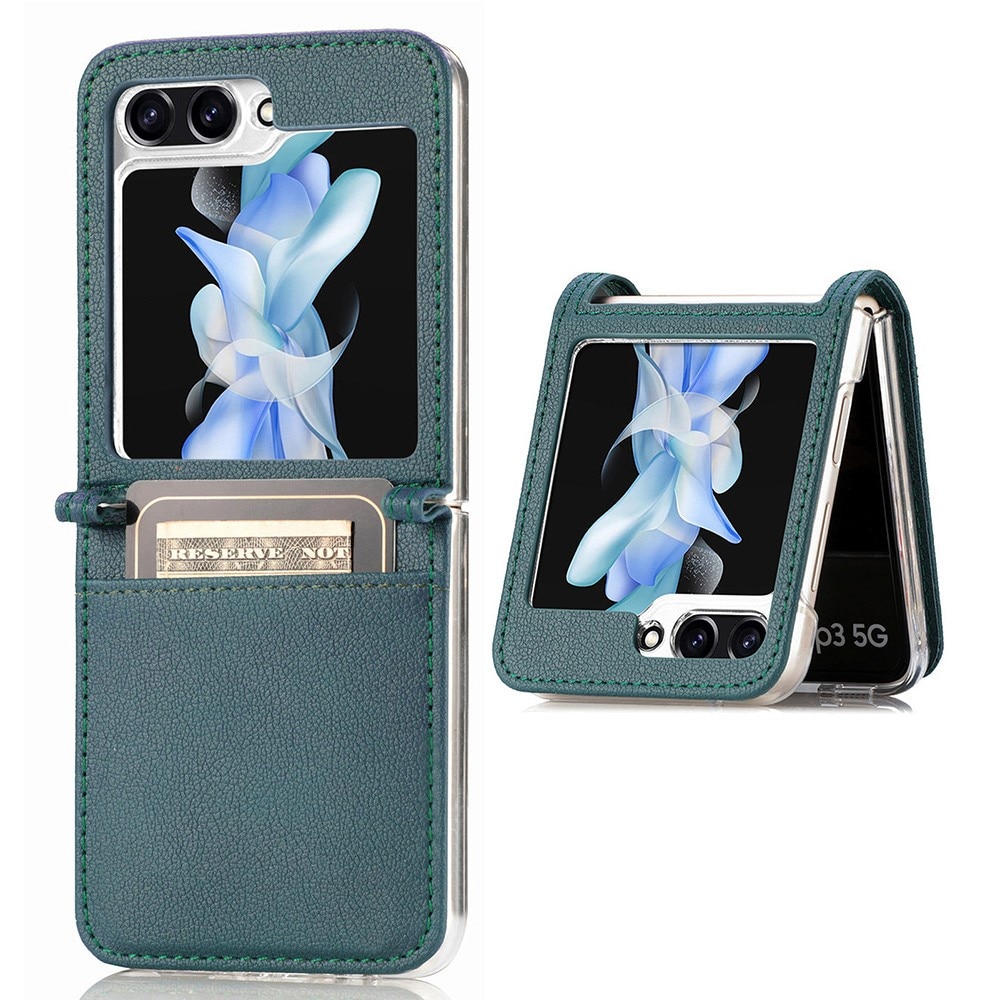 Cartera Slim Card Wallet Samsung Galaxy Z Flip 5 verde