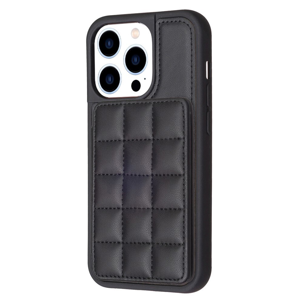 Funda TPU con billetera acolchada iPhone 14 Pro negro