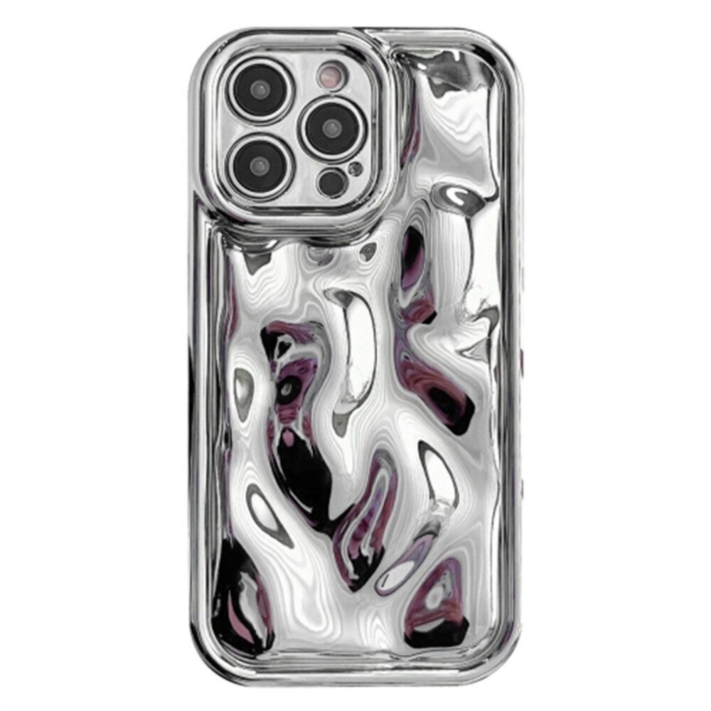 Funda TPU Wavy iPhone 14 Pro, plata