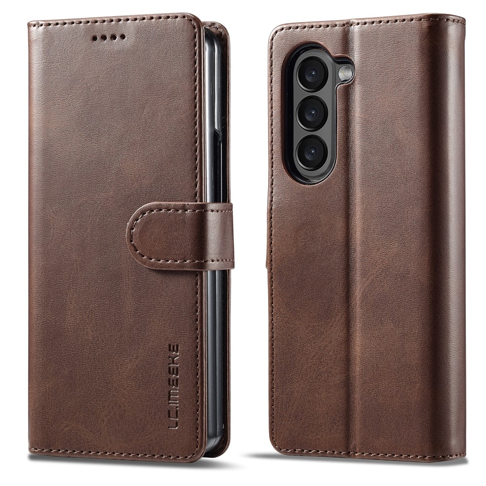 Cartera Samsung Galaxy Z Fold 5 marrón