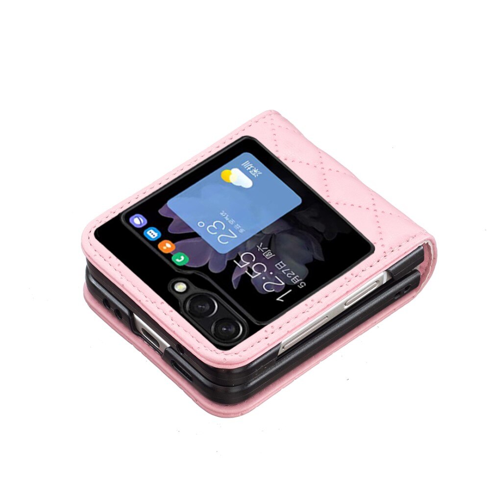 Funda acolchado Samsung Galaxy Z Flip 5 rosado