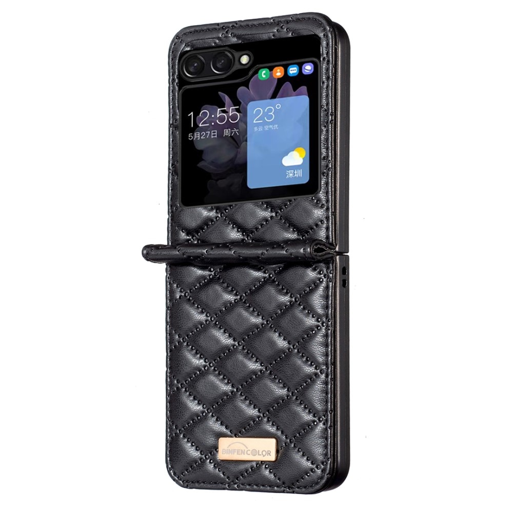 Funda acolchado Samsung Galaxy Z Flip 5 negro