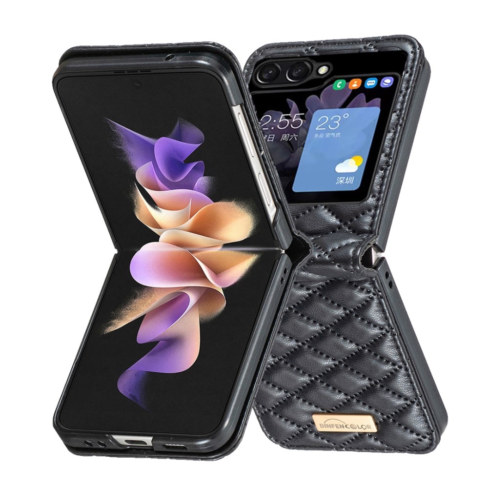 Funda acolchado Samsung Galaxy Z Flip 5 negro