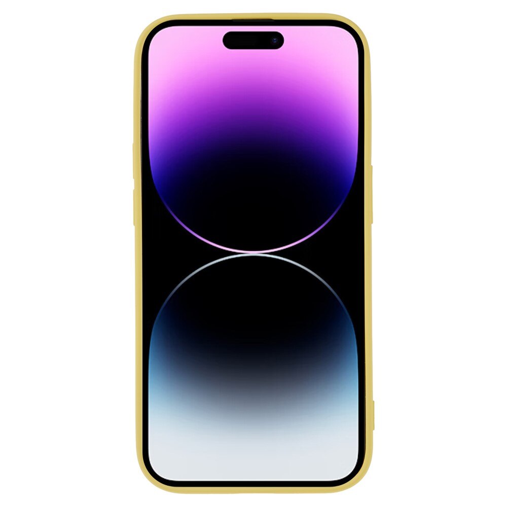 Funda TPU resistente a los golpes iPhone 15 Pro Max Amarillo