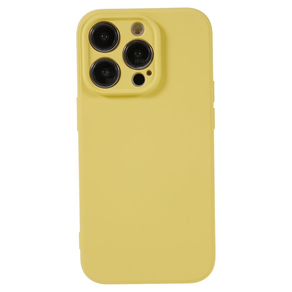 Funda TPU resistente a los golpes iPhone 15 Pro Max Amarillo