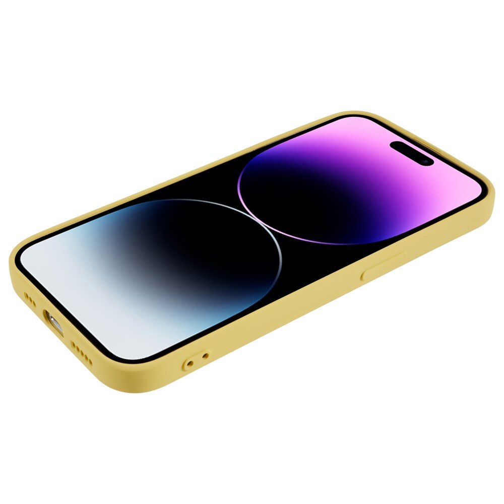 Funda TPU resistente a los golpes iPhone 15 Pro Max Amarillo