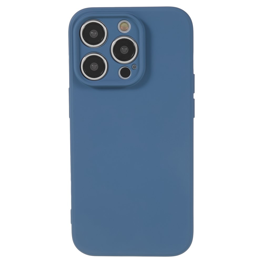 Funda TPU resistente a los golpes iPhone 15 Pro Max, azul