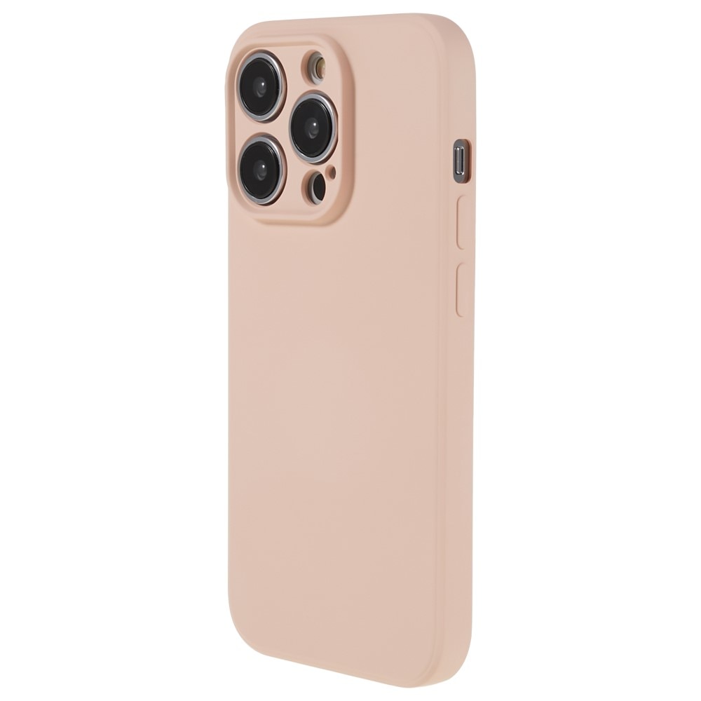 Funda TPU resistente a los golpes iPhone 15 Pro Max, rosado