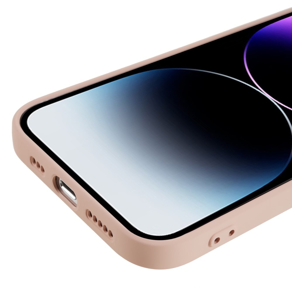 Funda TPU resistente a los golpes iPhone 15 Pro Max Rosa