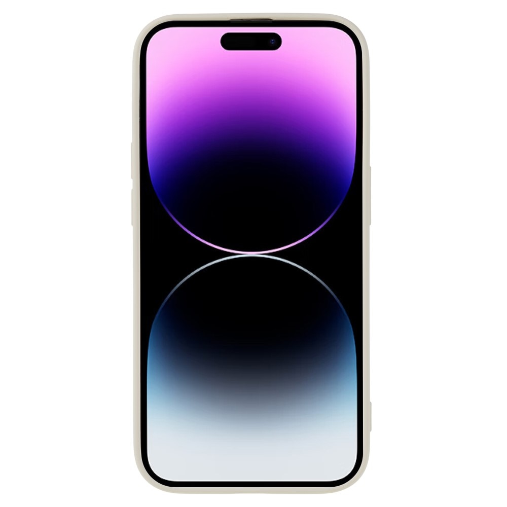 Funda TPU resistente a los golpes iPhone 15 Pro Max Beige