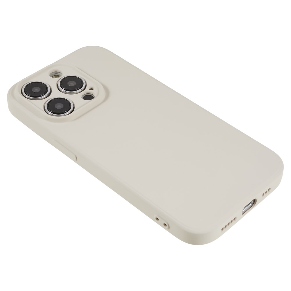 Funda TPU resistente a los golpes iPhone 15 Pro Max, beige - Comprar online