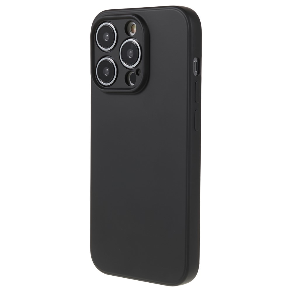 Funda TPU resistente a los golpes iPhone 15 Pro Max, negro