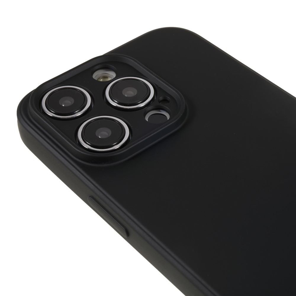 Funda TPU resistente a los golpes iPhone 15 Pro Max, negro