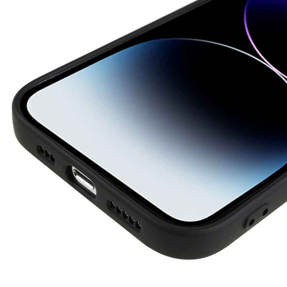 Funda TPU resistente a los golpes iPhone 15 Pro Max, negro