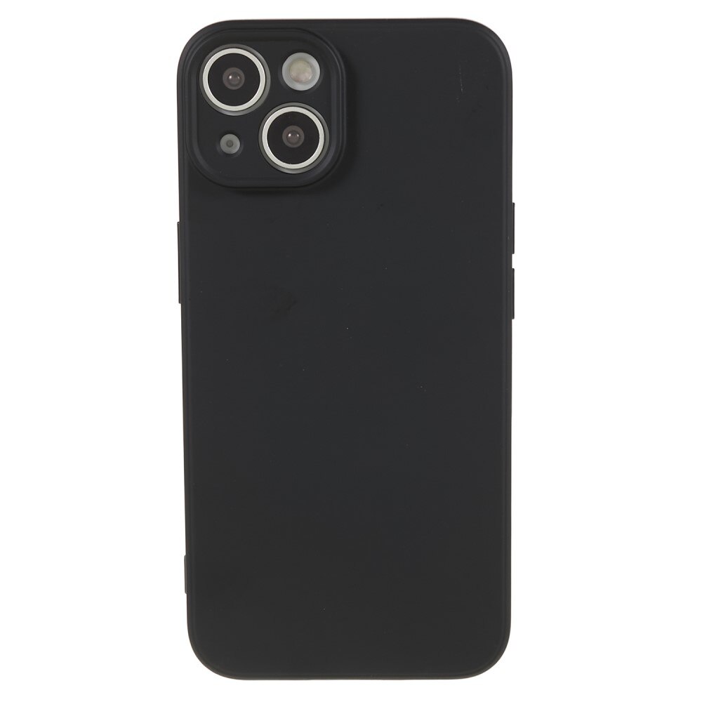 Funda TPU resistente a los golpes iPhone 15 Plus, negro