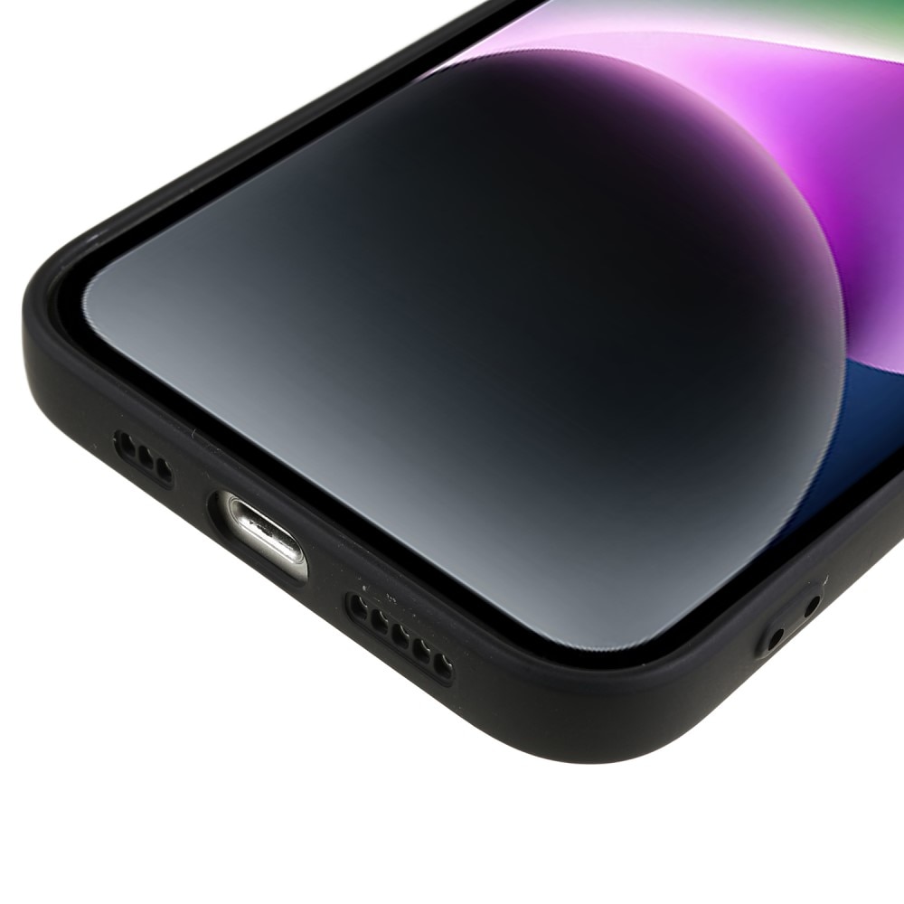 Funda TPU resistente a los golpes iPhone 15 Plus, negro