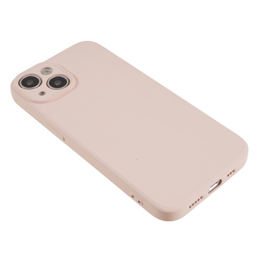 Funda TPU resistente a los golpes iPhone 15 Plus, rosado