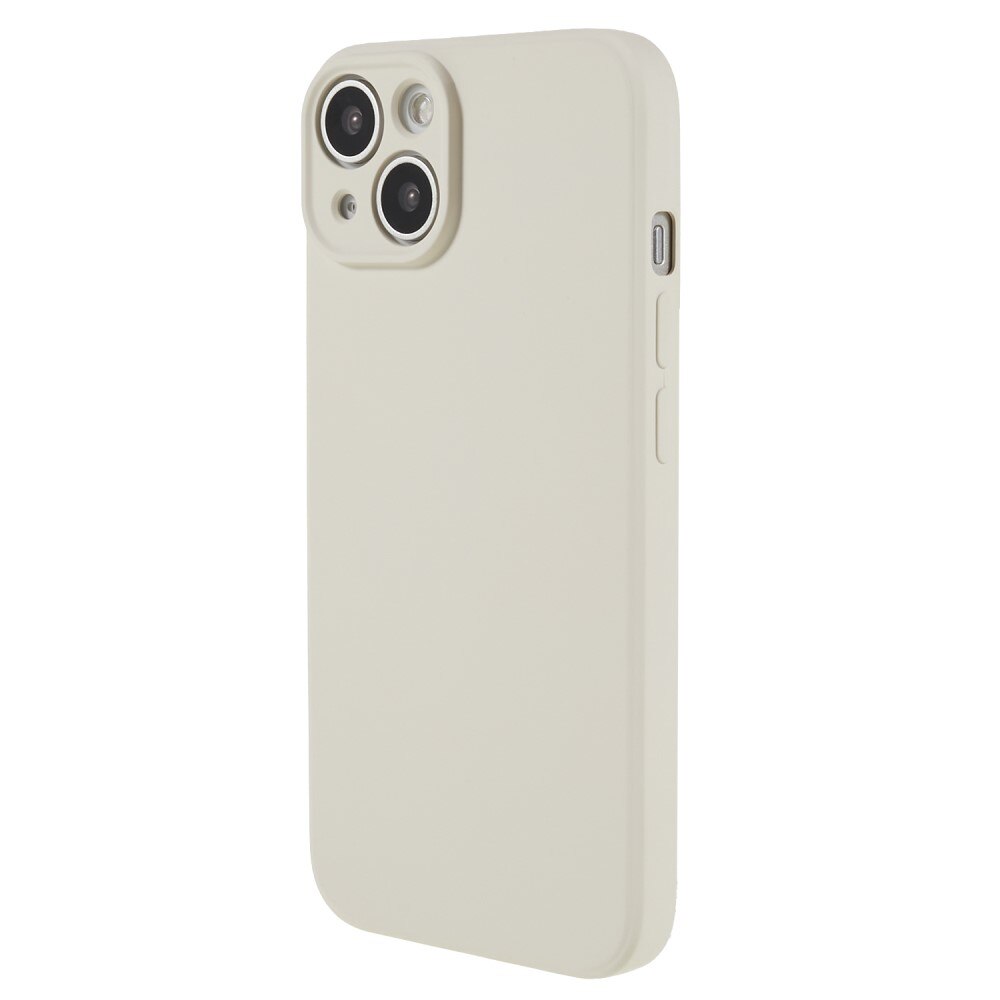 Funda TPU resistente a los golpes iPhone 15 Plus, beige