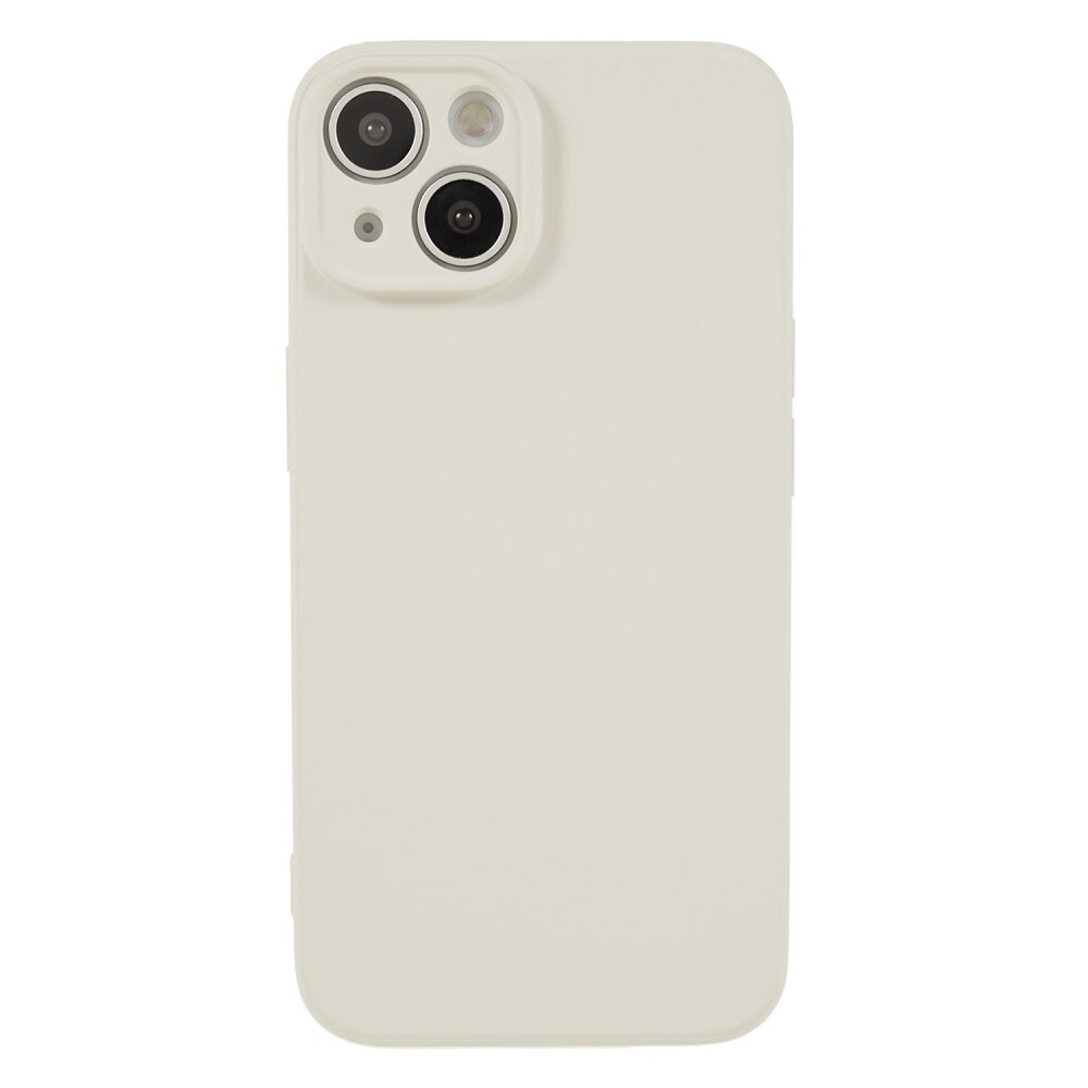 Funda TPU resistente a los golpes iPhone 15 Plus, beige