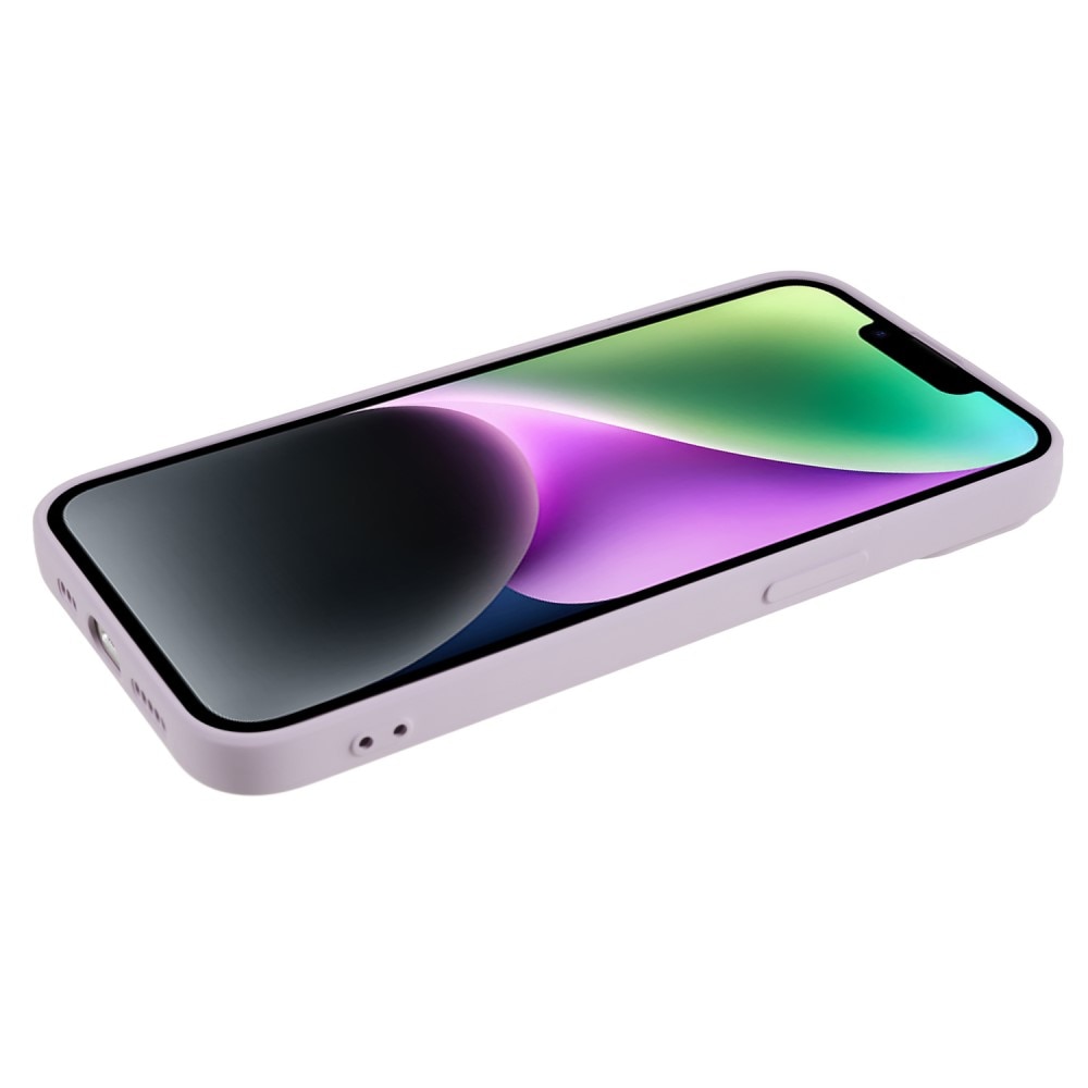 Funda TPU resistente a los golpes iPhone 15 Plus, violeta
