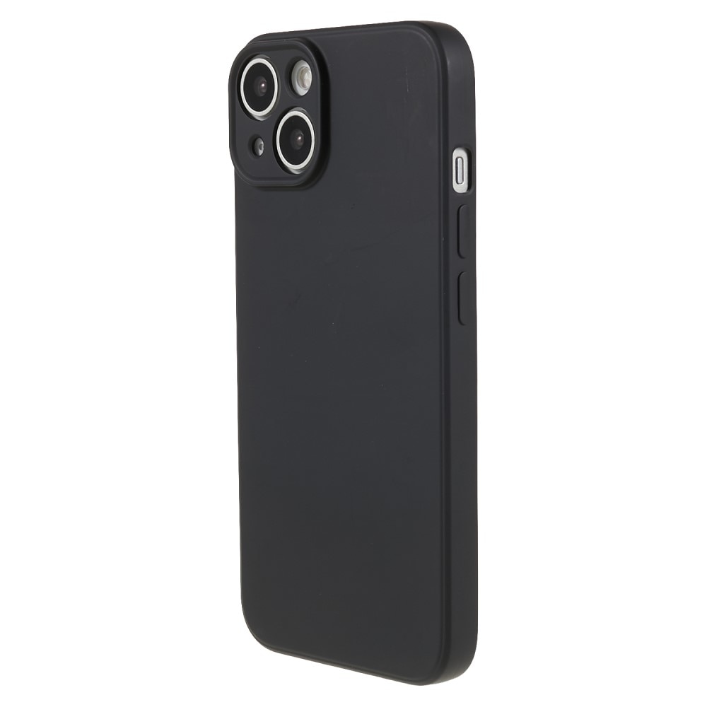 Funda TPU resistente a los golpes para iPhone 15, negro