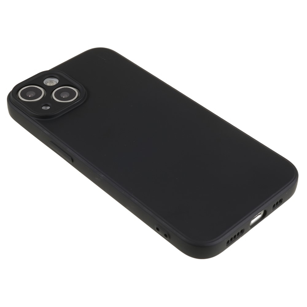 Funda TPU resistente a los golpes para iPhone 15, negro