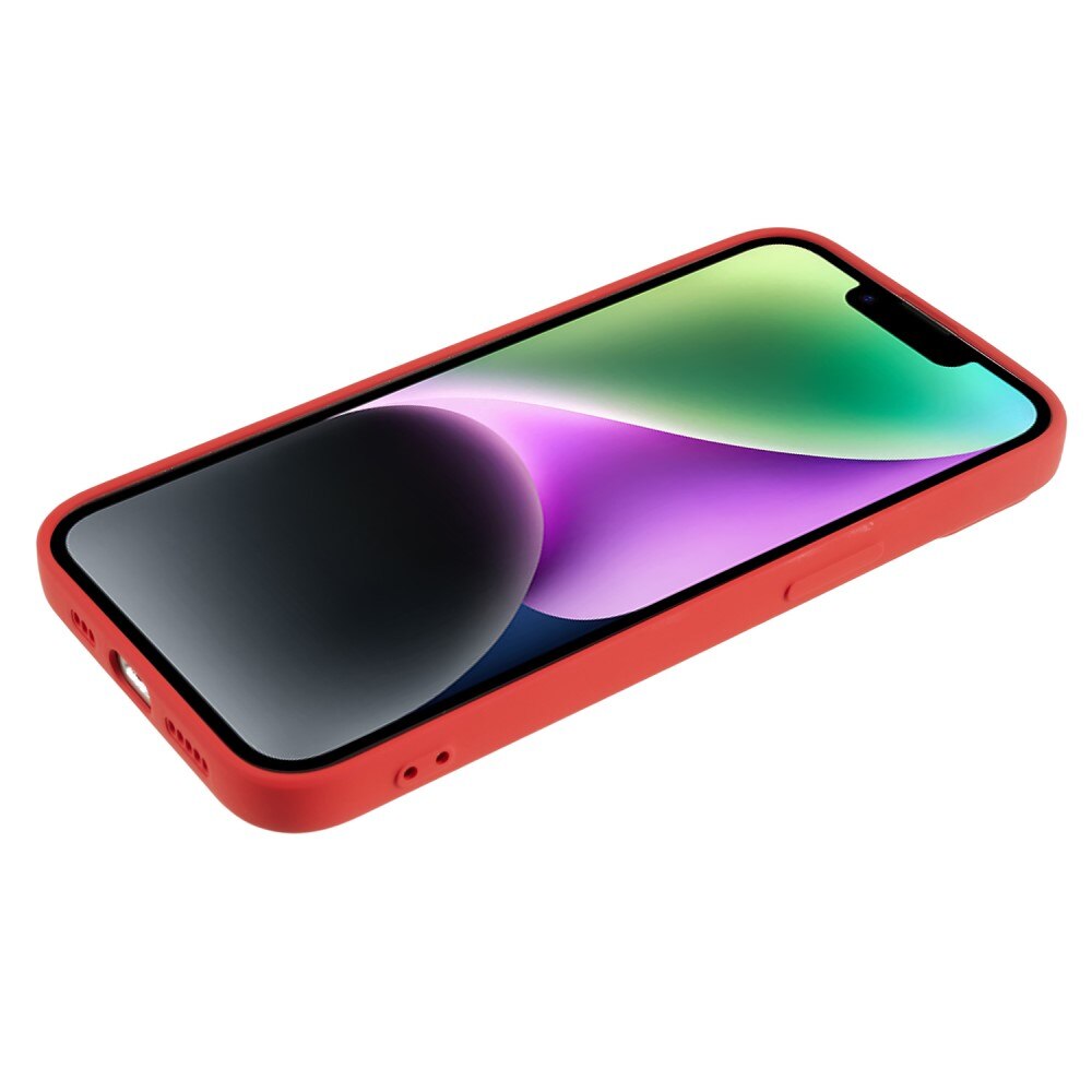 Funda TPU resistente a los golpes iPhone 15 Rojo