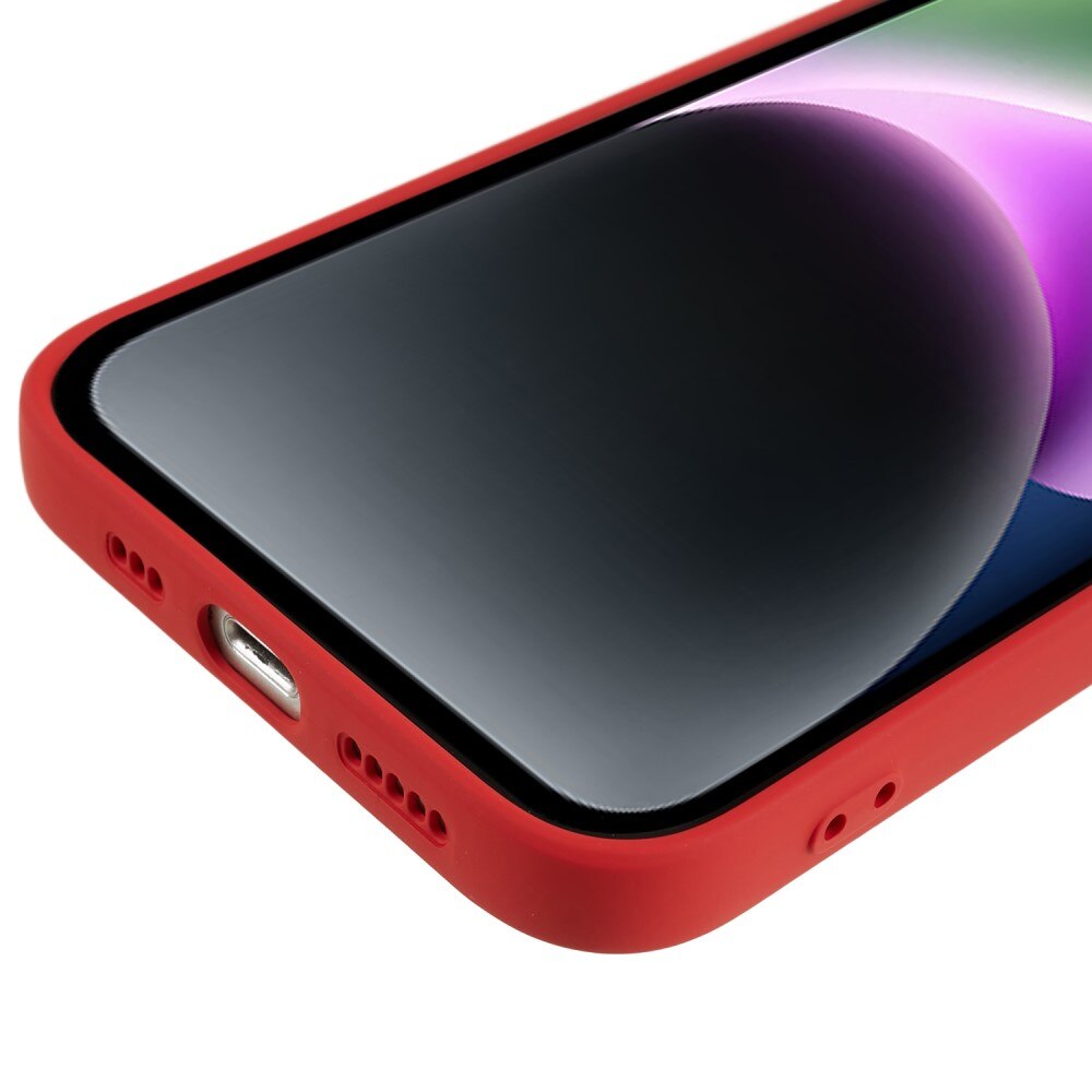 Funda TPU resistente a los golpes iPhone 15 Rojo