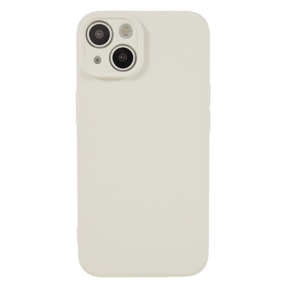 Funda TPU resistente a los golpes iPhone 15, beige