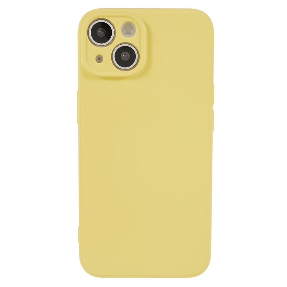 Funda TPU resistente a los golpes iPhone 15, amarillo