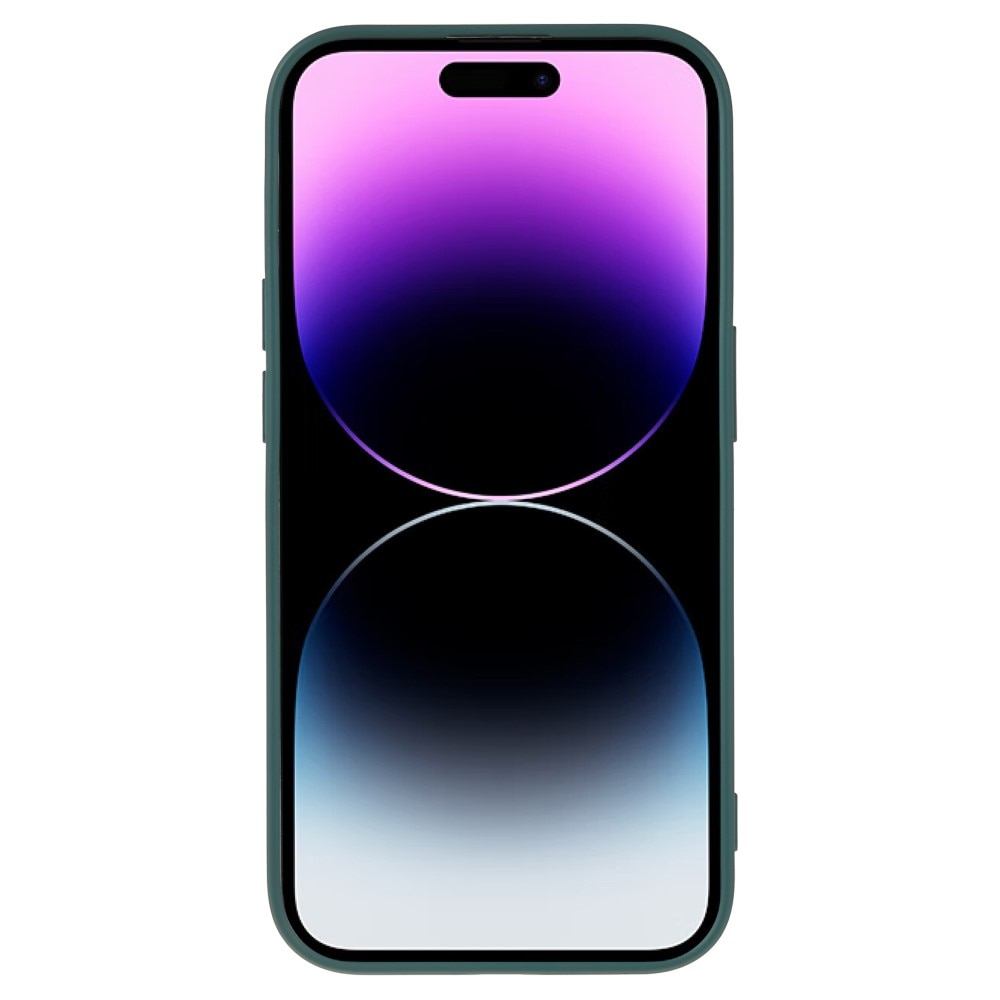 Funda TPU resistente a los golpes iPhone 15 Pro Verde