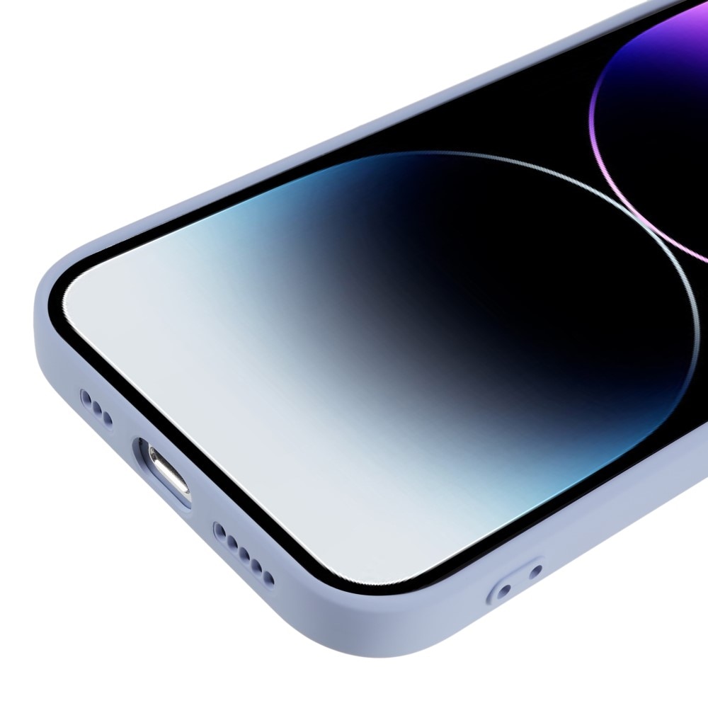 Funda TPU resistente a los golpes iPhone 15 Pro, violeta
