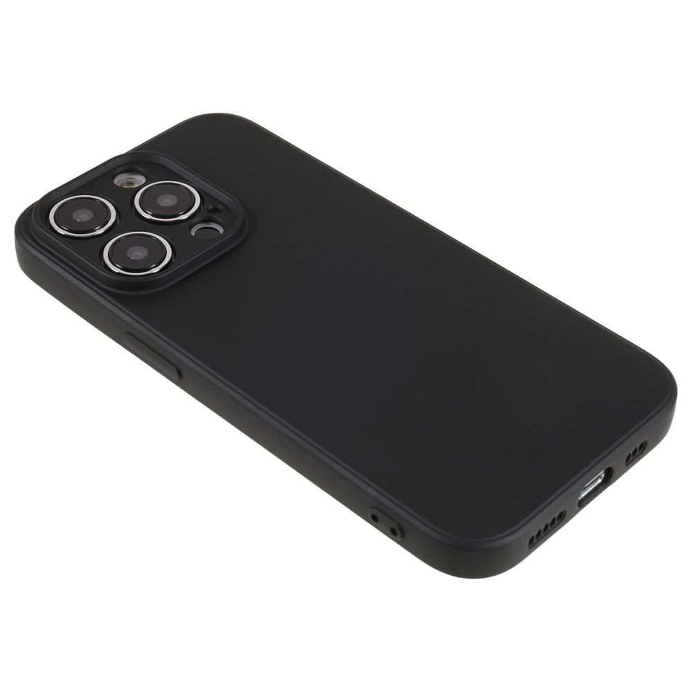 Funda TPU resistente a los golpes iPhone 15 Pro, negro