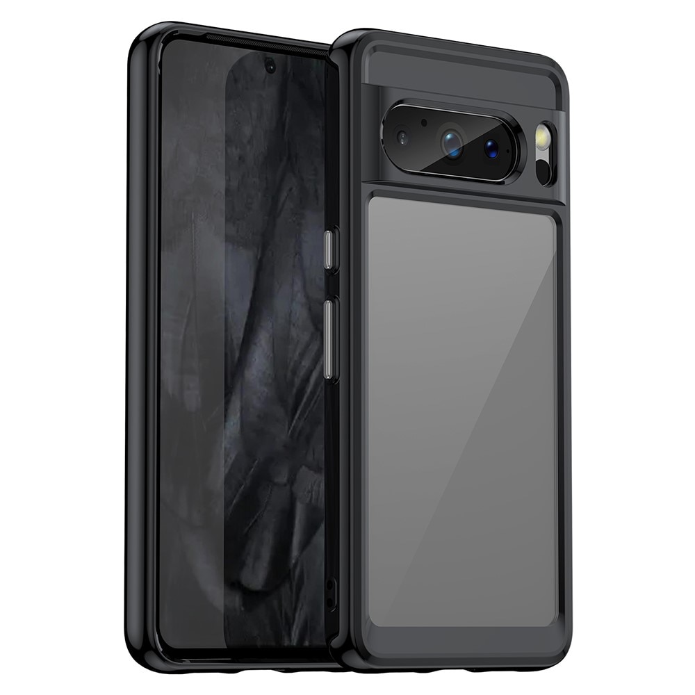 Funda Híbrida Crystal Hybrid Google Pixel 8 Pro negro