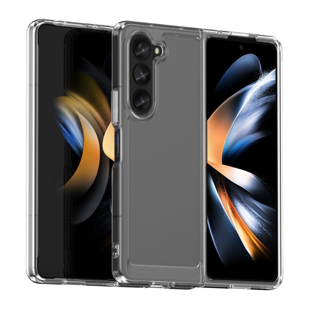 Funda híbrida Crystal Hybrid para Samsung Galaxy Z Fold 5, transparente