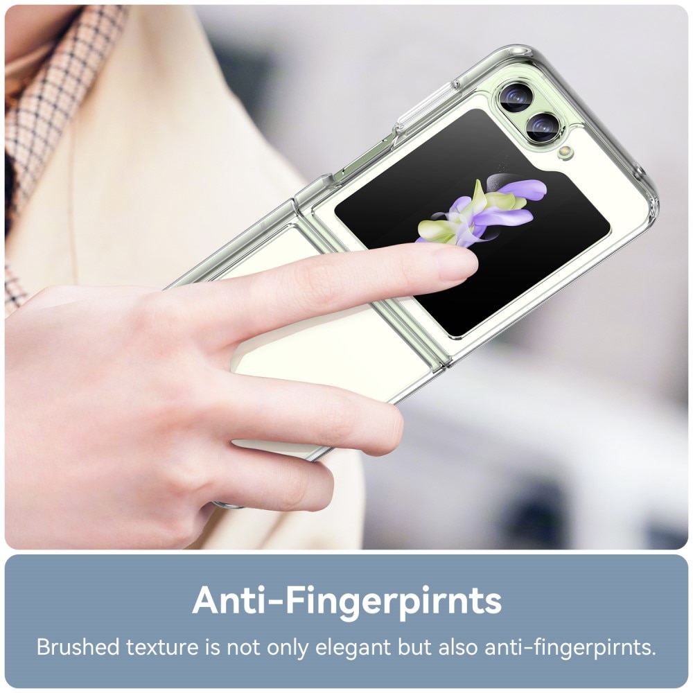Funda híbrida para Samsung Galaxy Z Flip 5 Transparente