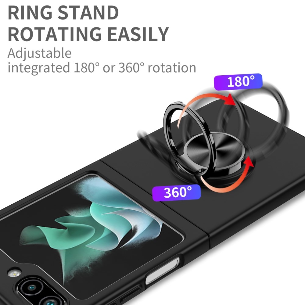 Funda magnética con porta anillos Samsung Galaxy Z Flip 5 negro