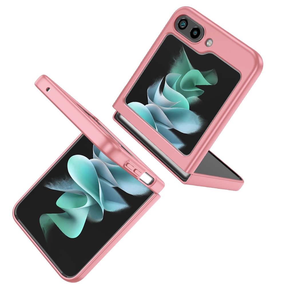 Funda magnética con porta anillos Samsung Galaxy Z Flip 5 rosado