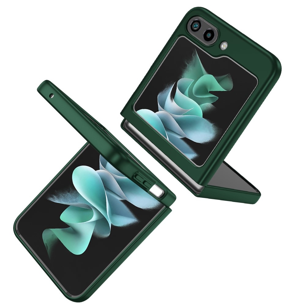 Funda magnética con porta anillos Samsung Galaxy Z Flip 5 verde