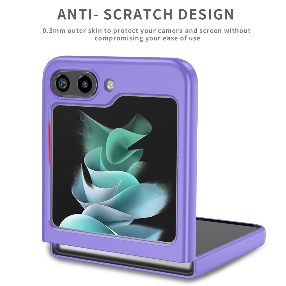 Funda magnética con porta anillos Samsung Galaxy Z Flip 5 violeta