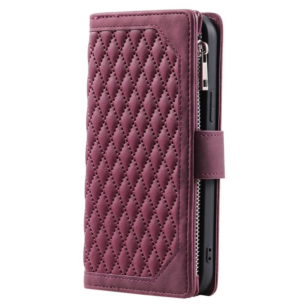 Funda acolchada tipo billetera iPhone 15 Plus Blance