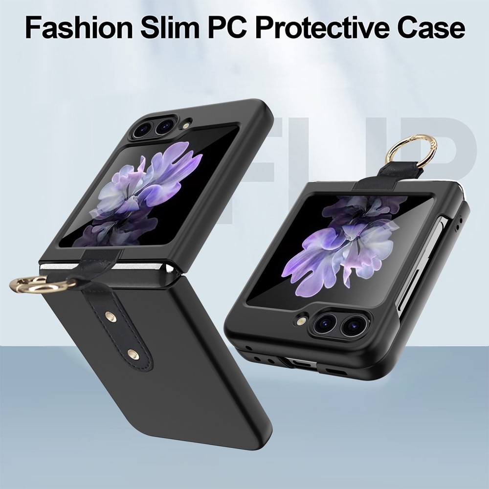 Funda con porta anillos Samsung Galaxy Z Flip 5 negro