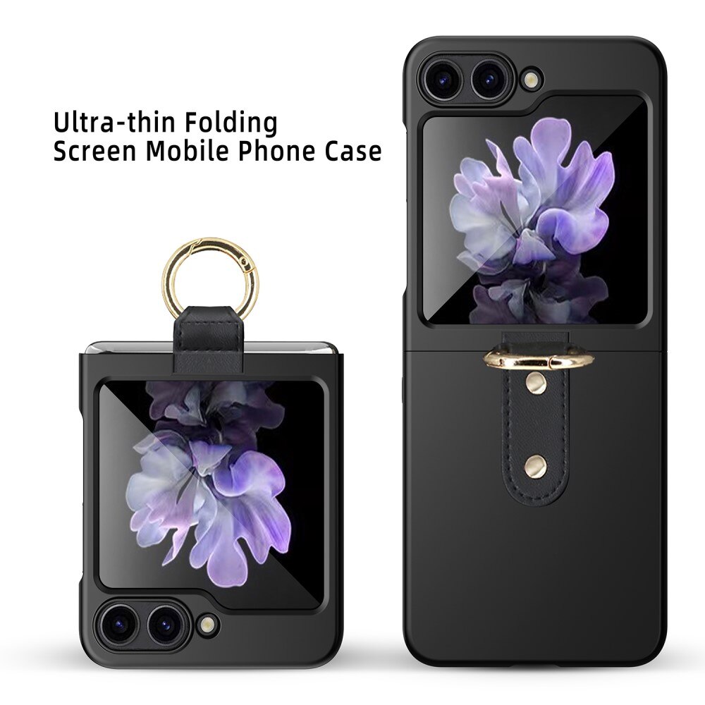 Funda con porta anillos Samsung Galaxy Z Flip 5 negro