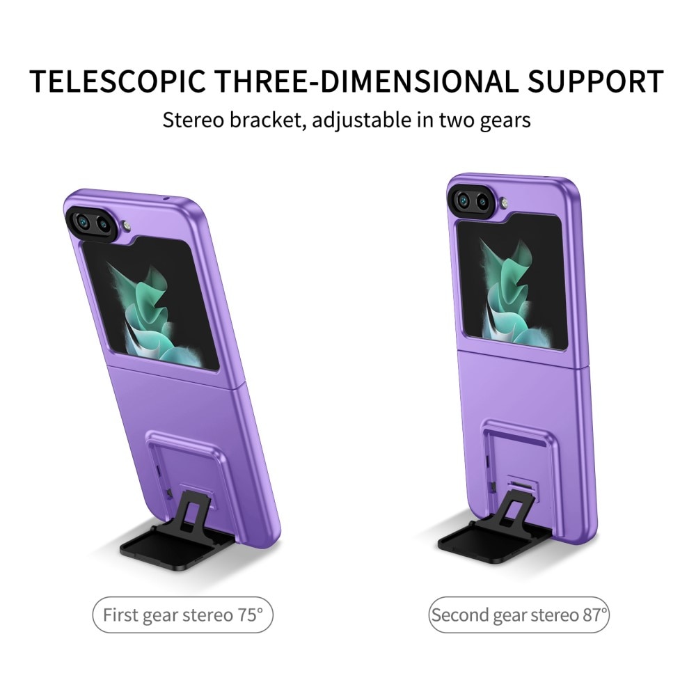 Funda Kickstand Samsung Galaxy Z Flip 5, violeta