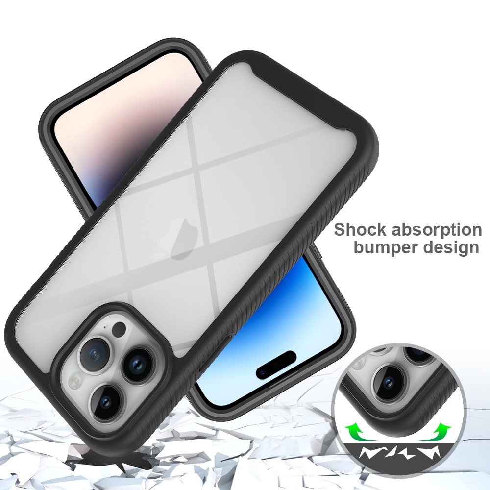 Funda Full Protection iPhone 15 Pro Max negro