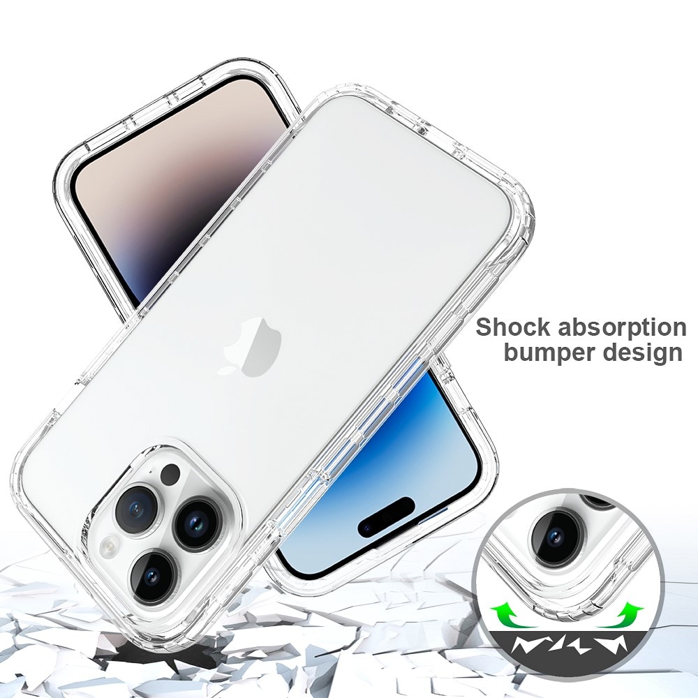 Funda Full Protection iPhone 15 Pro Max transparente