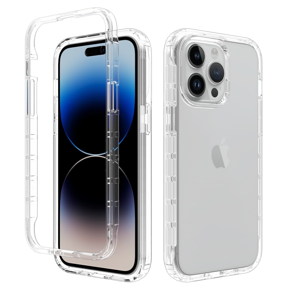 Funda con cobertura total iPhone 15 Pro Max Transparente