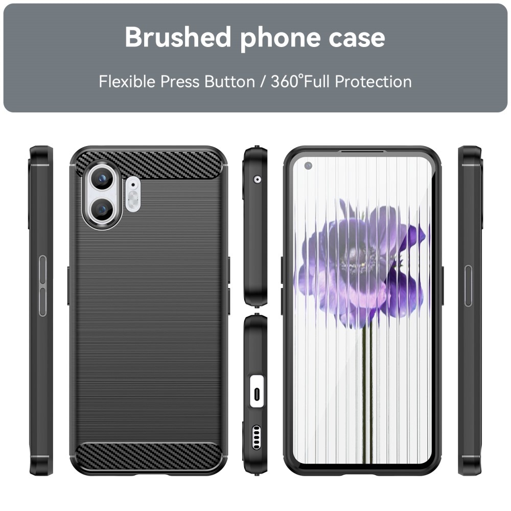 Funda TPU Brushed Nothing Phone 2 Black